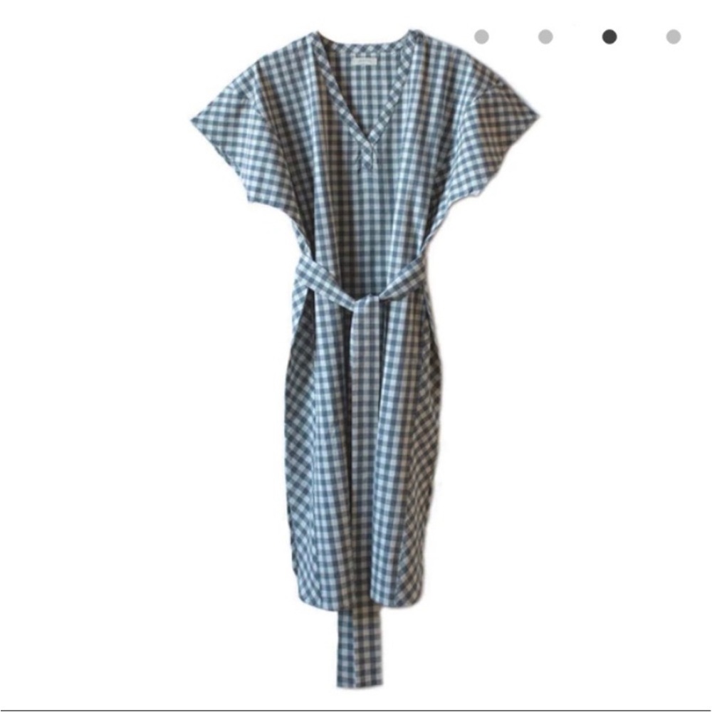 Pehr Checkered V-Neck Caftan